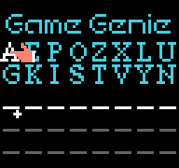 Game Genie (USA) (Unl) Title Screen